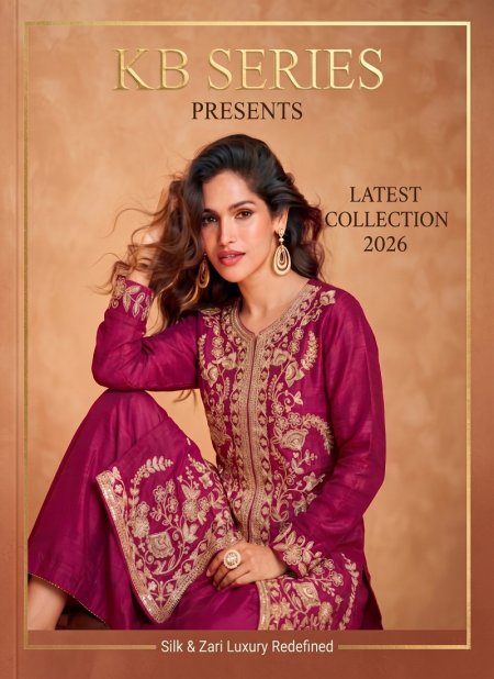 Kb 3327 & 3328 Pure Crunchy Silk Sharara Collections